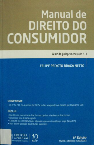 Manual De Direito Do Consumidor - A Luz Da Jurisprudencia Do Stj