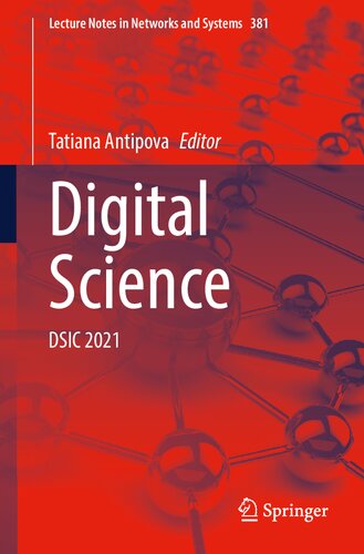 Digital Science: DSIC 2021 (Lecture Notes in Networks and Systems, 381)