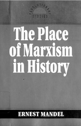 The Place of Marxism in History