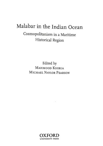 Malabar In The Indian Ocean: Cosmopolitanism In A Maritime Historical Region