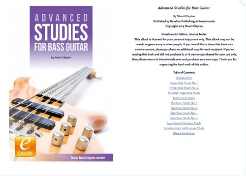 Advanced Studies for Bass Guitar (Bass Guitar Techniques Series)