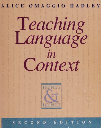 Teaching Language in Context