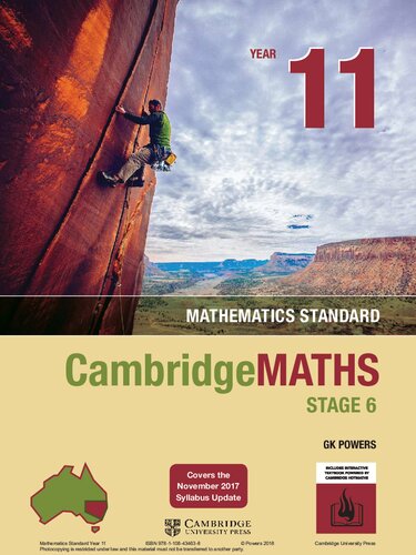 CambridgeMaths stage 6. Year 11, Mathematics standard