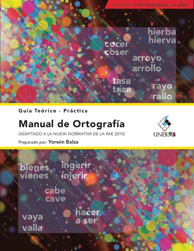 Guía Teórico - Práctica. Manual de Ortografía