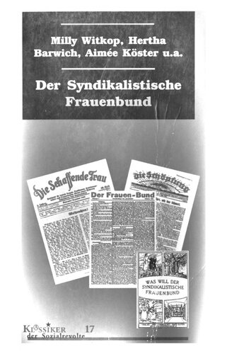 Der syndikalistische Frauenbund