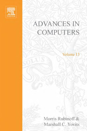 Advances in Computers, Vol. 13