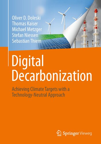 Digital Decarbonization: Achieving climate targets with a technology-neutral approach