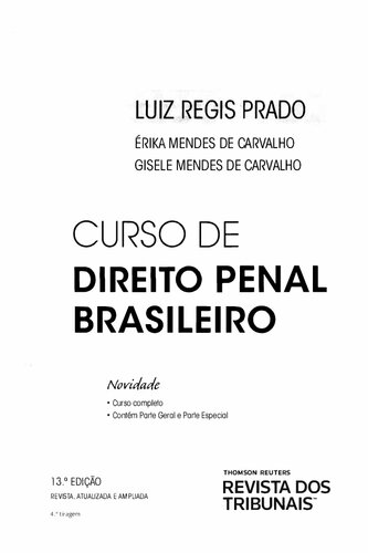 Curso De Direito Penal Brasileiro - Volume Único