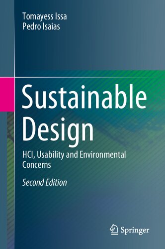 Sustainable Design: HCI, Usability and Environmental Concerns