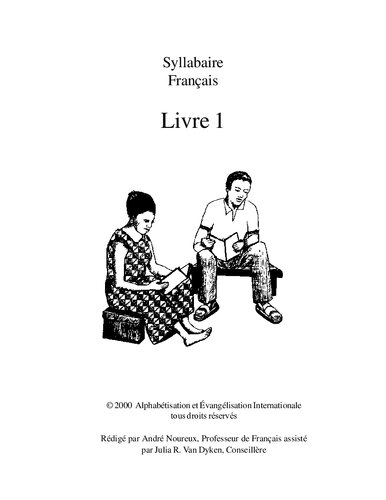 Syllabaire Français. Livre 1