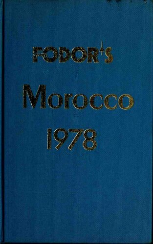 Fodor's Morocco 1978