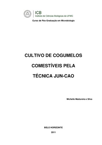 Cultivo de cogumelos comestíveis pela técnica Jun-Cao