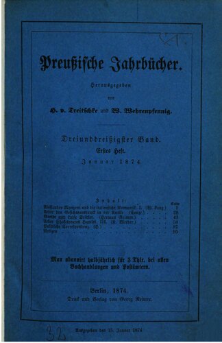 Preußische Jahrbücher