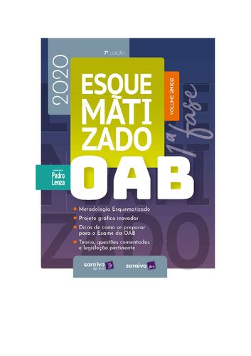 OAB Esquematizado - 1ª (primeira) fase