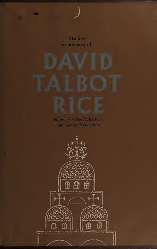 STUDIES IN MEMORY OF DAVID TALBOT RICE