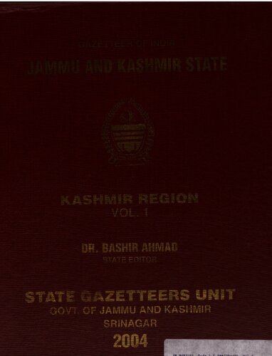 Jammu and Kashmir state: Kashmir region, Volume 1