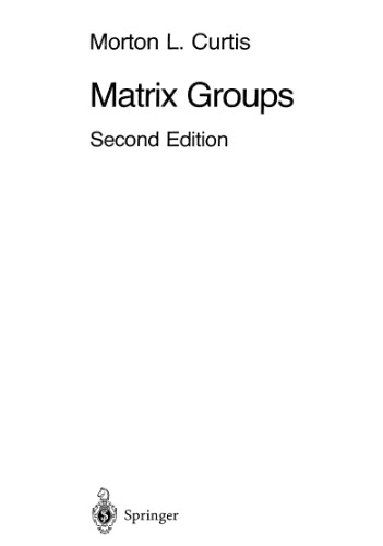 Matrix groups