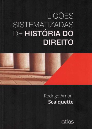 Lições Sistematizadas De História Do Direito