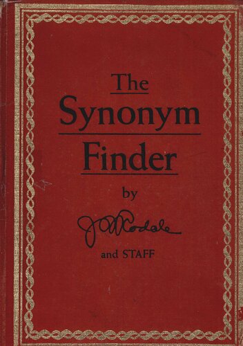 The Synonym Finder