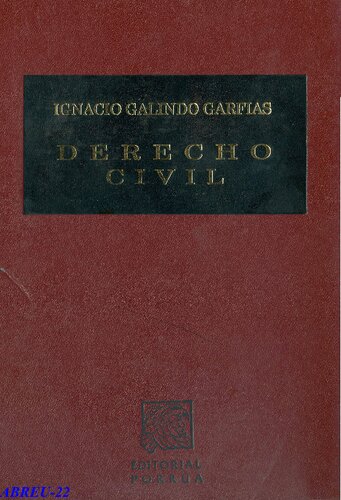 Derecho civil, primer curso: Parte general, personas, familia (Spanish Edition)