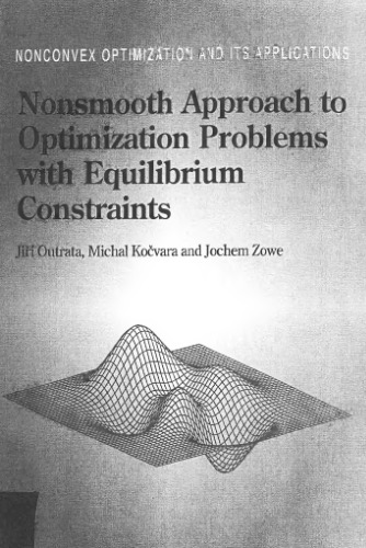 Nonsmooth approach to optimization problems with equilibrium