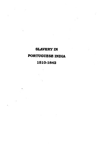 Slavery in Portuguese India, 1510-1842