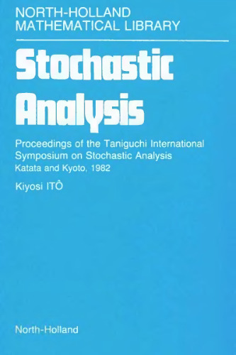 Stochastic analysis