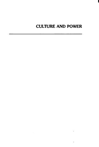 Culture and power : legend, ritual, bazaar, and rebellion in a Bengali society