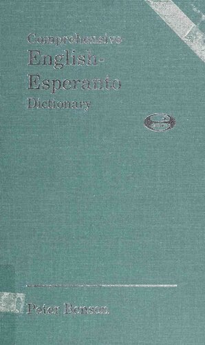 Comprehensive English-Esperanto dictionary