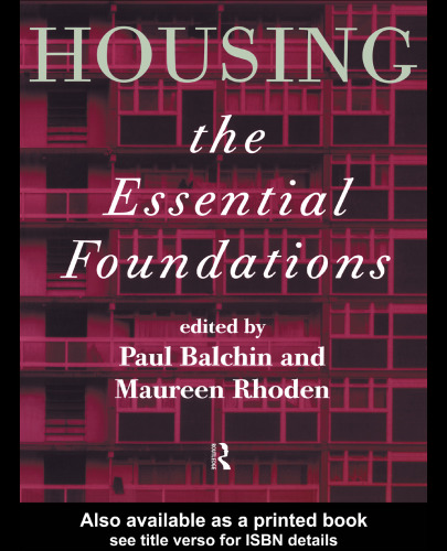 Housing: The Essential Foundations