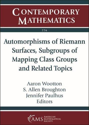 Automorphisms of Riemann surfaces, subgroups of mapping class groups and related topics