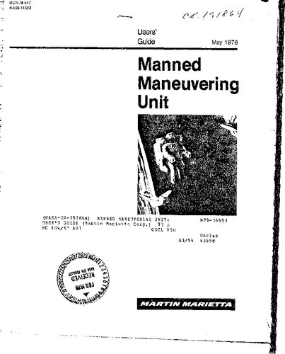 Manned Maneuvering Unit. User's Guide