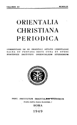 Orientalia Christiana Periodica