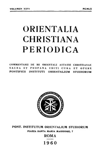 Orientalia Christiana Periodica