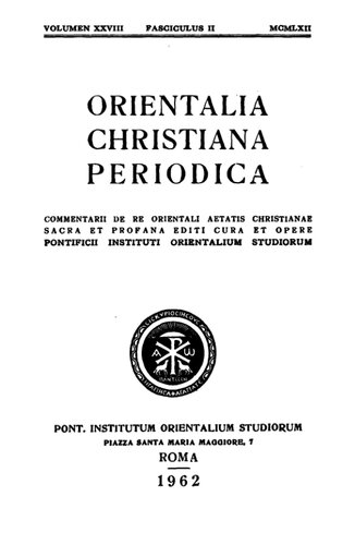 Orientalia Christiana Periodica