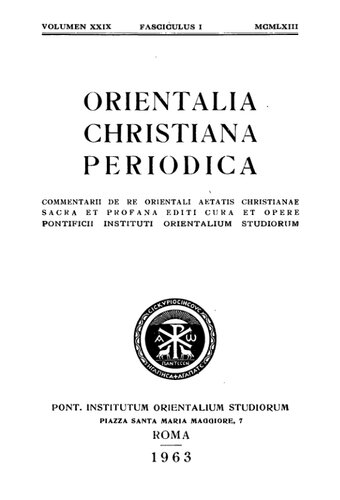 Orientalia Christiana Periodica