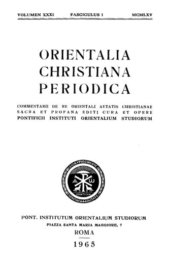 Orientalia Christiana Periodica