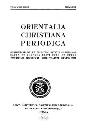 Orientalia Christiana Periodica