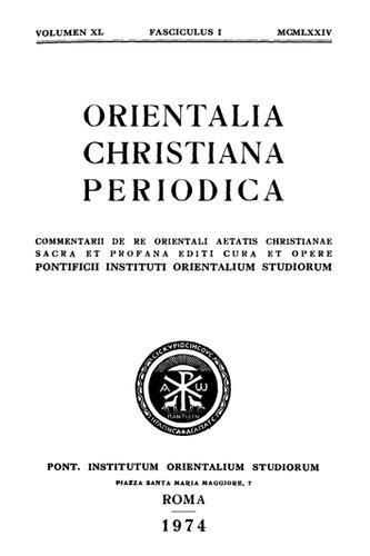 Orientalia Christiana Periodica