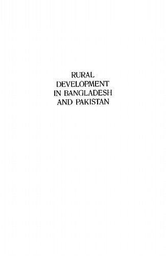 Rural Development in Bangladesh and Pakistan