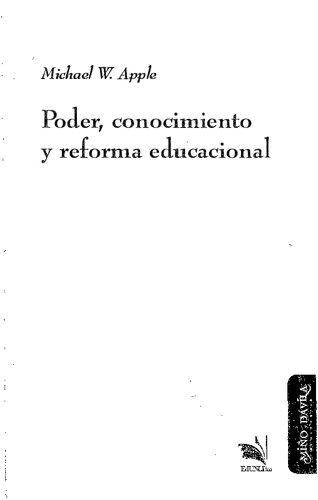 Poder, conocimiento y reforma educacional