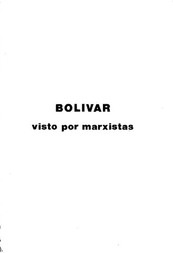 Bolívar visto por marxistas