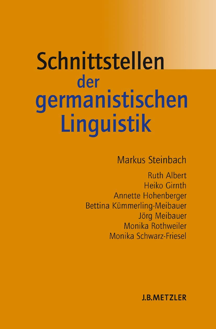 Schnittstellen der germanistischen Linguistik