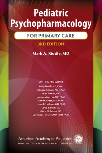 Pediatric psychopharmacology for primary care