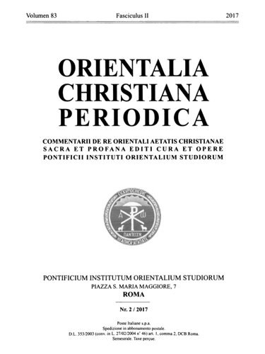 Orientalia Christiana Periodica