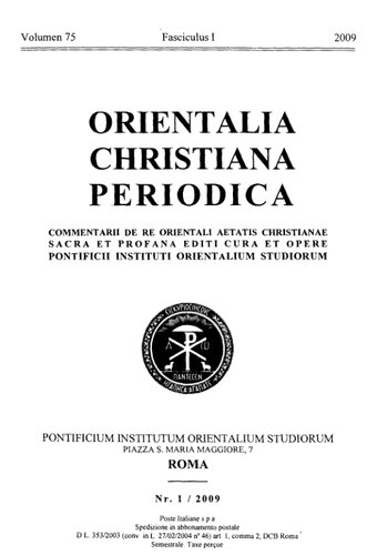 Orientalia Christiana Periodica