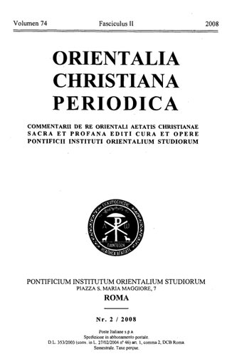 Orientalia Christiana Periodica