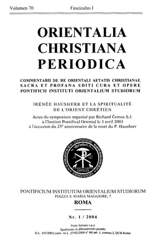 Orientalia Christiana Periodica