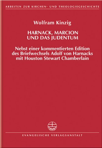 Harnack, Marcion und das Judentum