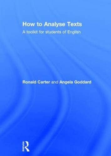 How to Analyse Texts: A toolkit for students of English